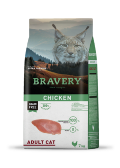 Bravery Chicken Adult Cat 7kg para gato