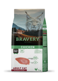 Bravery Chicken Adult Cat Sterilized para gato