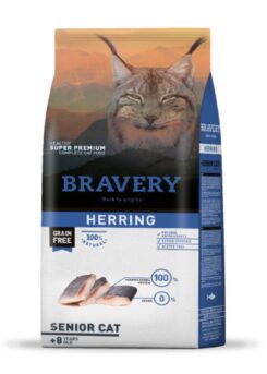 Bravery Herring Senior Cat 7kg para gato