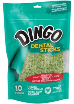 Dingo Dental Stick 90 Gr. 10 Uni. x6 para perro
