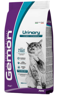 Gemon cat urinary chicken & rice 2kg para gato