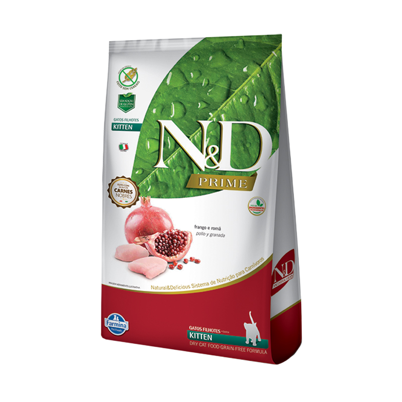 Farmina N&D Prime Gatito Pollo y Granada 1.5 kg Farmina N&D Prime Gatito Pollo y Granada 1,5 kg