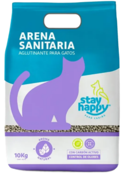 Arena sanitaria Stay Happy Natural 10 kg